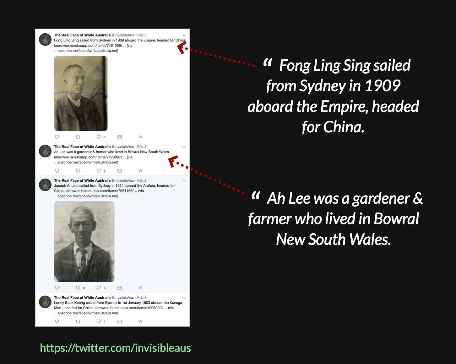 Stories from InvisibleAus Twitter bot